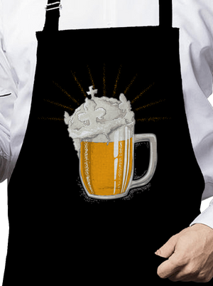 Sörkirály kötény Black