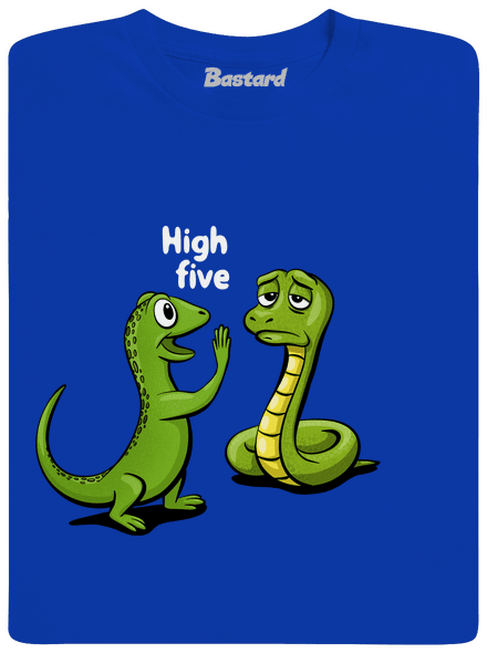 High Five férfi hosszú ujjú póló Royal Blue