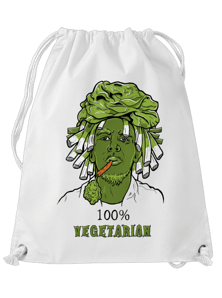 100% vegetáriánus hátizsák White
