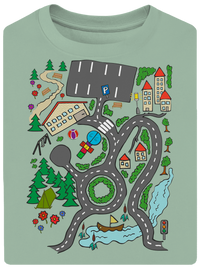 unisex túlméretezett póló