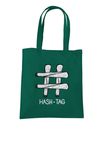 Hash tag táska Bottle Green