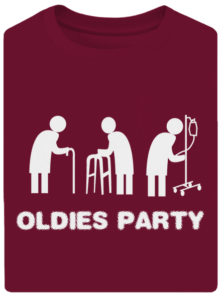 Oldies party unisex túlméretezett póló Garner