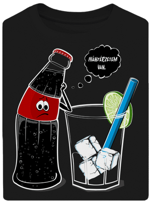  unisex túlméretezett póló Black