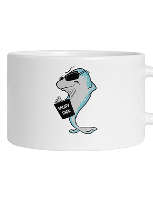 Moby Dick macaron bögre White