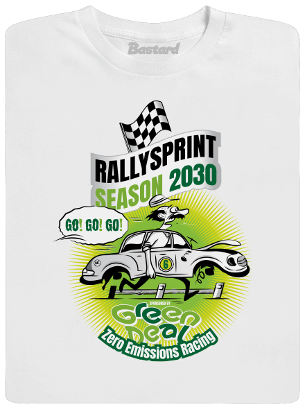 Rallysprint 2030 férfi póló White