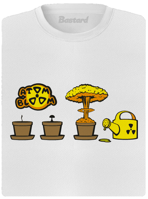 Atom bloom női sportpóló White