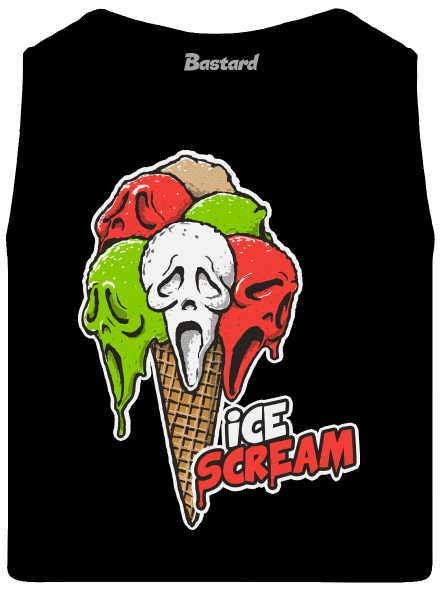 Ice Scream férfi trikó Black