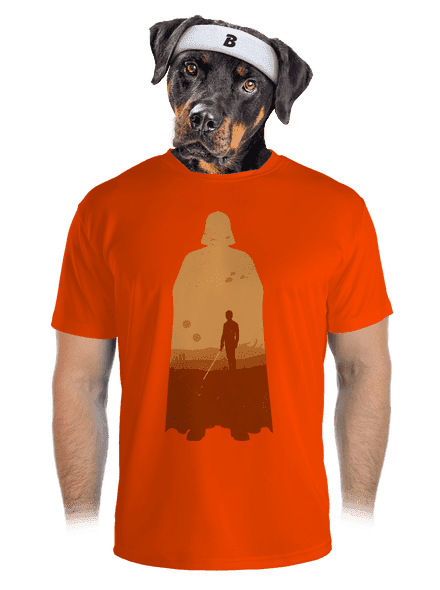Skywalker férfi sportpóló Neon Orange
