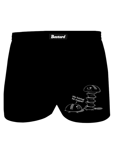 Felhúzva férfi alsó nadrág Black