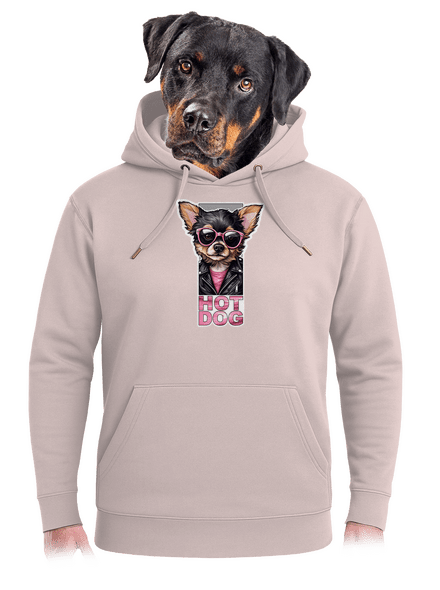 Very hot dog unisex prémium pulóver Rose Chalk