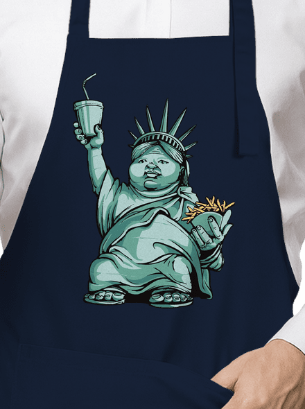 Amerikai bálvány kötény Navy