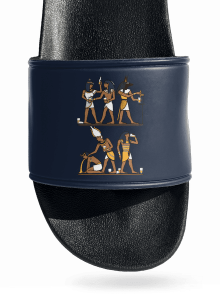 Egyiptomi parti papucs Navy