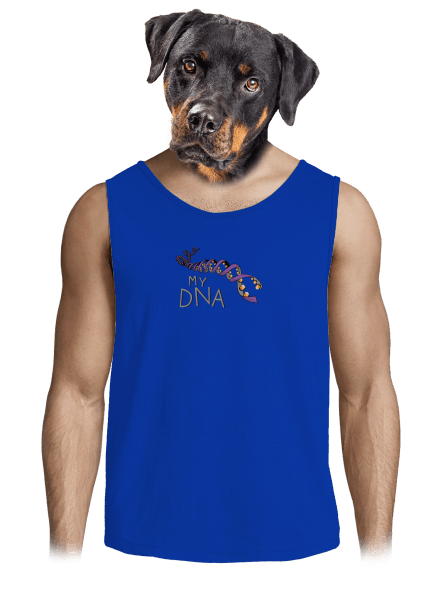 My DNA férfi trikó Royal Blue