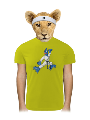  gyerek sport póló Neon Yellow