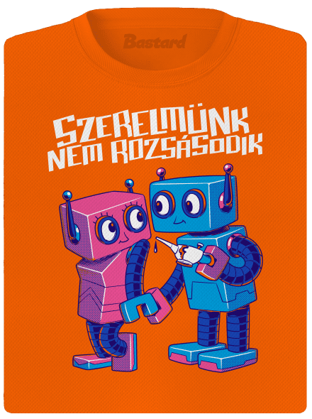 Robotok női sportpóló Neon Orange