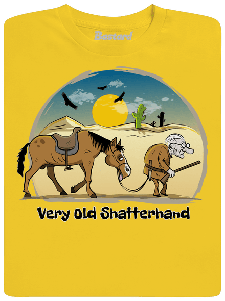 Very Old Shatterhand férfi póló Gold