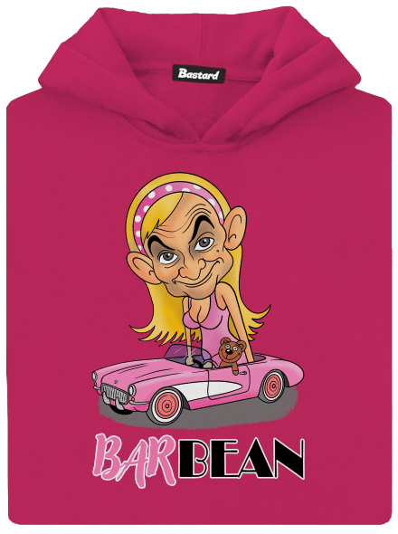 Barbean gyerek kenguruzsebes pulóver Hot Pink