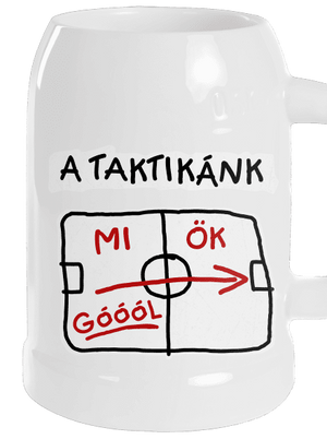 A taktikánk söröskorsó White