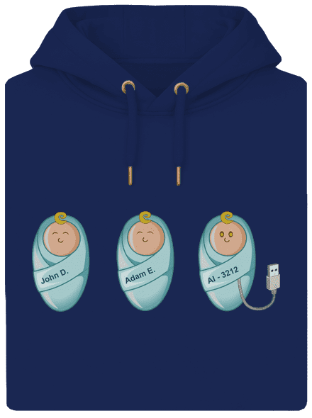 AI baby unisex prémium pulóver Navy