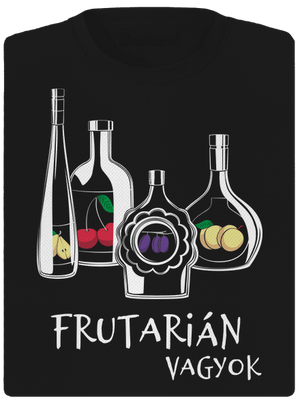 Frutarián női sportpóló Black