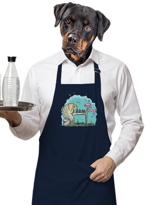 A halat nem lehet kifogni kötény Navy