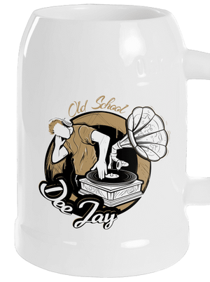Old School DJ söröskorsó White