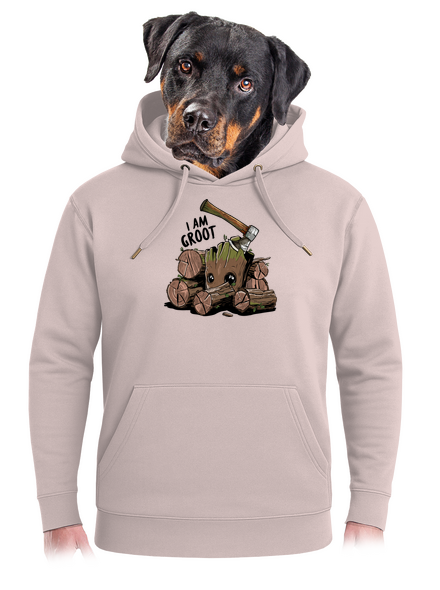 I Am Groot unisex prémium pulóver Rose Chalk