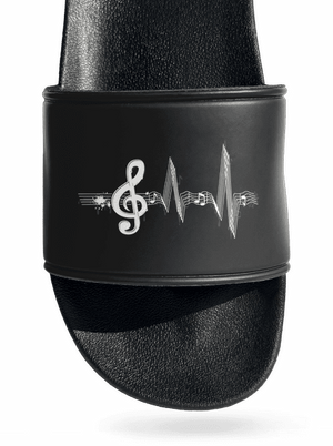 A zene az életem papucs Black