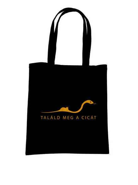 Találd meg a cicát táska Black
