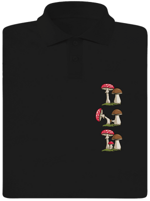 A gombakrónikából férfi pólóingek Black