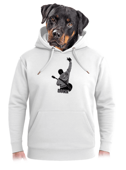 Rocky unisex prémium pulóver Snowwhite