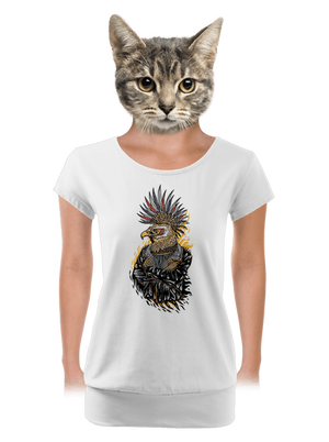 női póló elasztikus alsó szegéllyel