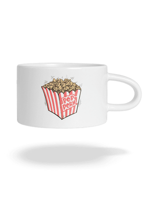 Popporn macaron bögre White