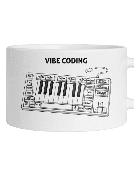 Vibe coding macaron bögre White