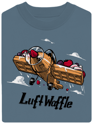 Luftwaffle unisex crewneck Nordic Blue
