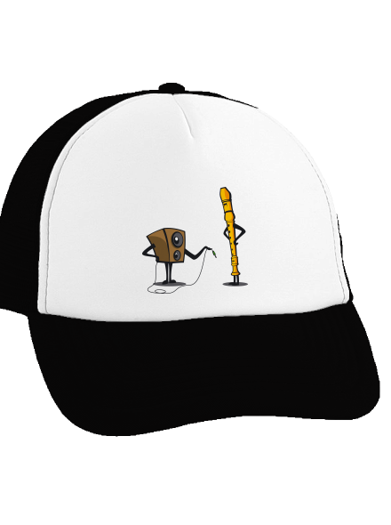 Plug-in jack teherautós sapka Black cap
