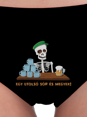Egy utolsó sör és megyek női bugyik Black