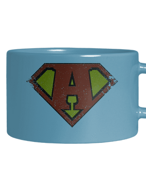 Szuperhős vagyok macaron bögre Blue Macaron