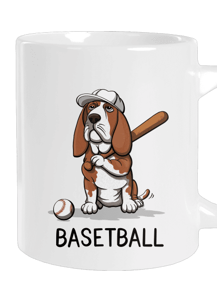 Basetball nagy bögre White