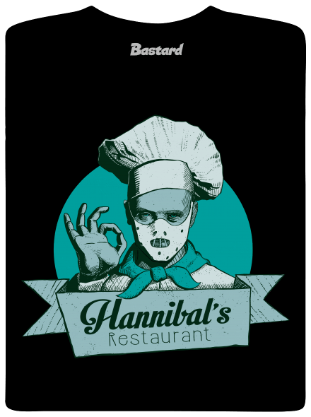 Hannibálnál férfi hosszú ujjú póló Black