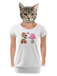 női póló elasztikus alsó szegéllyel