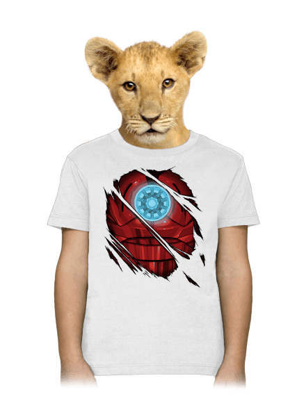 Ironman gyerek póló White