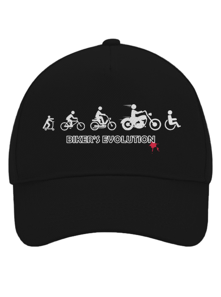 Bikers evolution baseballsapka Black