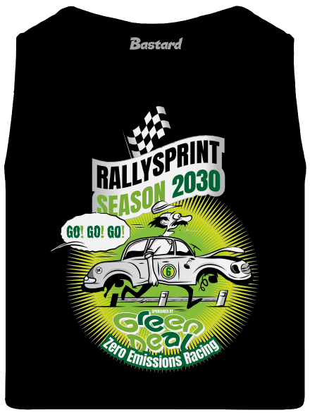Rallysprint 2030 férfi trikó Black