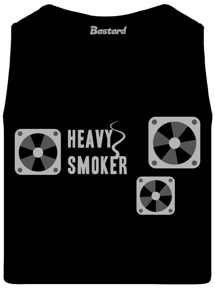 Heavy smoker férfi trikó Black