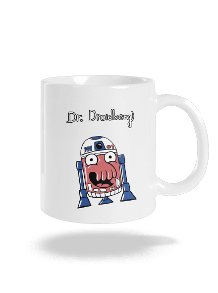 Dr. Droidberg hagyományos bögre White
