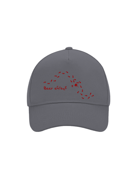 Beer effect baseballsapka Graphite grey
