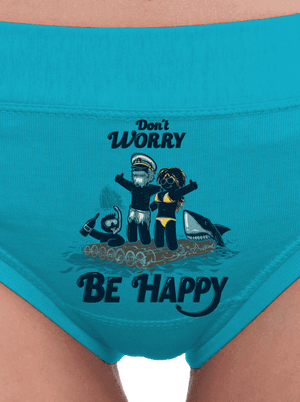 Don't worry női bugyik Turquoise