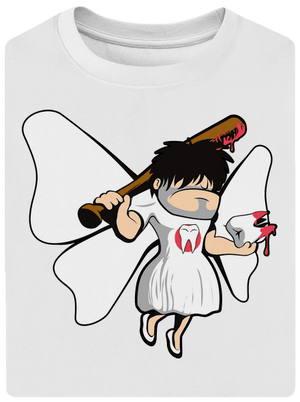 Fogtündér unisex túlméretezett póló White