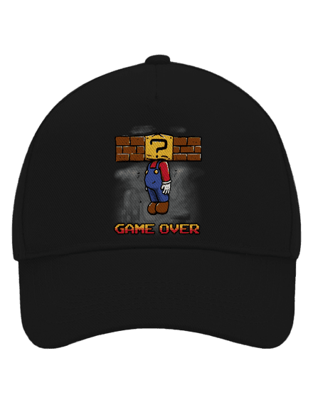 Game over baseballsapka Black